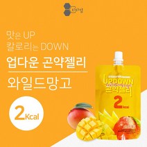 티타임고려 업다운 곤약젤리 망고맛10포 30포 구매시 10포 무료, 10포