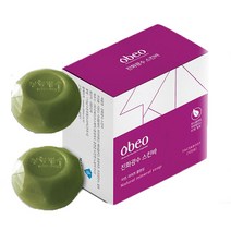 오베오 진화광수 수제 천연비누 버블비누 버블솝(스킨바) 클렌징비누, 100g, 2개