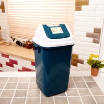 브니엘사각자동휴지통 4호 생활 청소 사무용 쓰레기통 화장실용품