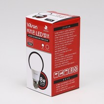 천지몰 LED벌브 8W 전구색 2700K, 상품명참조, 1개