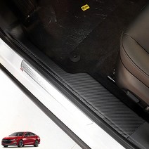 JS automotive 쉐보레 올뉴말리부 더뉴말리부 도어스텝 보조 발판 커버 몰딩 튜닝 용품, 올뉴말리부&더뉴말리부 카본 도어스텝