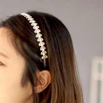로라하 꽃모양 금사 얇은 레이스 성인 아동 여성 헤어 머리띠 헤어밴드