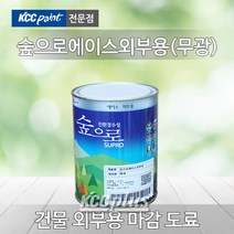 KCC 숲으로 에이스 외부용 0.9L(무광) 내부용 벽화 베란다 외부수성페인트, orange(HA602)