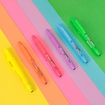 아주문구 퀵마크M 형광펜, 주황색, 12개