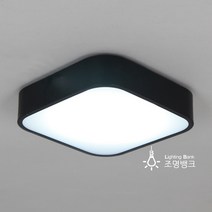 Lightbank 삼성칩 시스템 직부등 LED15W 블랙 천장등/실링라이트