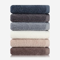 송월타월 185g 앤티크무지(5매), 진회색, 1set