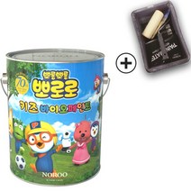 노루페인트 뽀로로 키즈 바이오 페인트 3.8L 반광 간단세트, 그린3