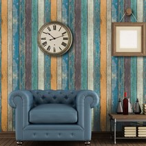 예홈 현관문 창문 주방 싱크대 포인트 벽지 스티커 시트지_세로우드 시트지, 세로우드