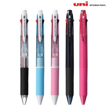 [Uni] 제트스트림 4색볼펜 0.7mm SXE4-500-07 색상선택, 라이트핑크