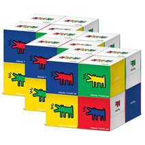 한예지 키스해링 큐브 미니티슈 2겹 230p, 8개입, 3개