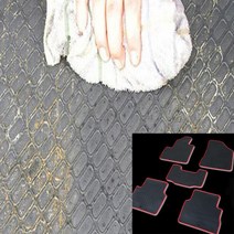 원씽 엑센트 베라크루즈 프리미엄 고무카매트 트렁크발판, 투스카니(4P), (실내매트)