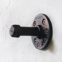 투버스 파이프훅 벽걸이후크 배관파이프인테리어DIY ho00132, ho00132 엔틱브론즈, 1개