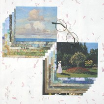 [대양] 명화 시리즈 안경닦이2 M(20x21cm)-30장