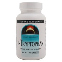 소스내츄럴스 L-트립토판 500mg 캡슐, 90정, 1개