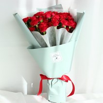 플라로마 장미 50송이꽃다발 생화 당일발송가능 로즈데이 생일꽃다발 데이트선물 승진꽃다발 기념일, 빨강