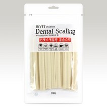 인벳 프리미엄 덴탈스케일링 100g 6종_반려동물 덴탈껌, 1개, 칼슘 바람개비
