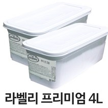 라벨리 프리미엄 4리터 쿠키앤크림(2통), 1세트, 4L