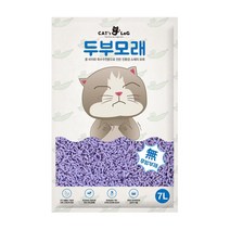 캣츠로그 두부모래 라벤더향 7L 고양이 모래, 6개, 라벤더