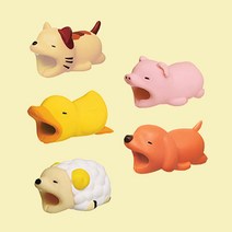 윤이나몰 귀여운 동물캐릭터 단선방지용 케이블보호캡(36종), 우파루파(0029)