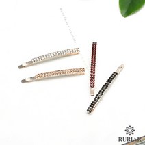 루비아르 R_049 스칼렛큐빅 머리핀