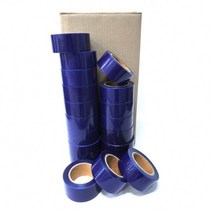 소유 컷팅 산업용 보호테이프 청랩 250mmX150M 청색 8개, 8롤