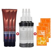 웰라 뉴 콜레스톤 염색약 80g 3개 + 산화제 80ml 산성샴푸파우치, 5/07-베이지브라운