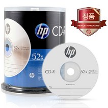 [HP] CD-R 52x 700MB 원통케익 100장 - 공CD 공씨디