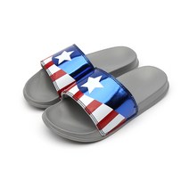 디즈니 남녀공용 캡틴아메리카 비치 슬리퍼
