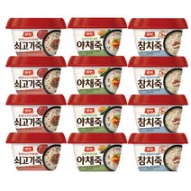 동원 양반 쇠고기죽4개+야채죽4개+참치죽4개, 288g, 12개