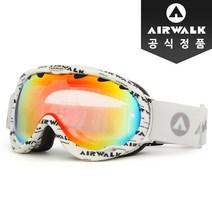 정품 에어워크 스키 보드 성인 고글 AW-1601 SVAWWT, AW-1601 BKAWWT