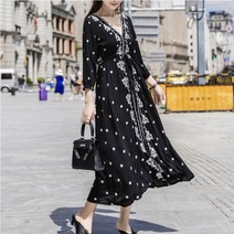 쇼룸 엘르 쉬폰원피스 롱원피스