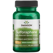 스완슨 설포라판 400mcg 베지 캡슐, 60정, 1개