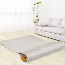 JSS&D PVC 쿠션매트(5T) 나무마루_화이트 특대형(5M) / 바닥 거실 애견 발코니 베란다 층간소음 운동 매트 장판