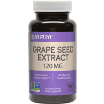 엠알엠 그레이프 씨드 추출물 120mg 글루텐 프리 베지테리안 캡슐, 100개입, 1개