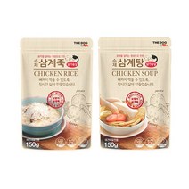 더독 수제 강아지 고양이 겸용 삼계죽 삼계탕 영양간식 150g, 1개, 삼계탕 150g