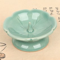 청자 받침 촛대