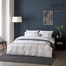 콜유 호텔침구 피오니 순면 100% 80수 자수 이불커버 Q