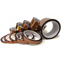 소유 국산 캡톤테이프 내열테이프 5~50mm x 33M 낱개 내열용, 5mm(폭) X 33M(길이) 갈색, 1개