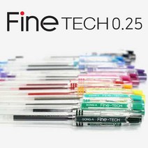 동아연필 파인테크 0.25mm 중성펜 베스트셀러, 파인테크0.25mm 46-에메랄드