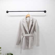 지엔디스플레이 16파이 고급 유광 벽면 고정식 벽행거 행거, 브론즈 50cm
