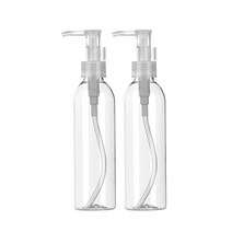 허브스프레이 오일펌프용기 50-400ml, 2개, 200ml투명/투명캡