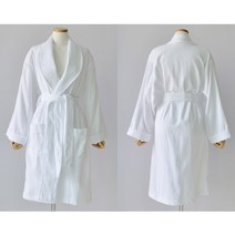 송월타월 고급 컬러 샤워가운 L, 화이트, 1개, 1개