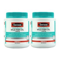 스위스 얼티부스트 와일드 오도리스(냄새없는) 피쉬오일(오메가3) 1000mg 500 캡슐 X 2개, 1세트