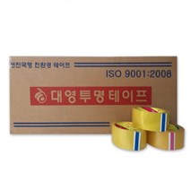 대영테이프 OPP접착테이프(초강력)라바-투명48mm*100M 1EA, 1개