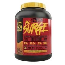 뮤턴트 서지 고메 웨이 프로틴 아이솔레이트 셰이크 피넛 버터 초콜릿, 2.27kg, 1개