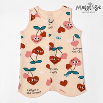 멜리스 유아 아동 체리퀸 수면조끼 겨울 잠옷
