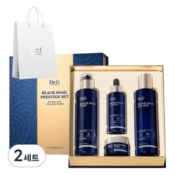 닥터지 블랙 스네일 프레스티지 기초화장품 4종 세트, 2세트