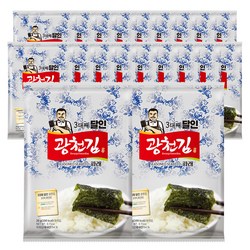 광천김 3대째 달인 파래 전장김, 20g, 20개