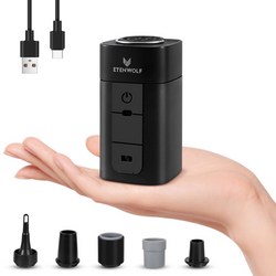 에텐울프 제피르 S3/S5 휴대용 타이어 공기 주입기  작동률 7800/15600mAh 자동차 자전거 펌프 (신제품)
