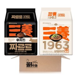 삼양 1963 삼양라면 봉지라면 4입+1963 우지 짜르르 봉지라면 4입, 3세트